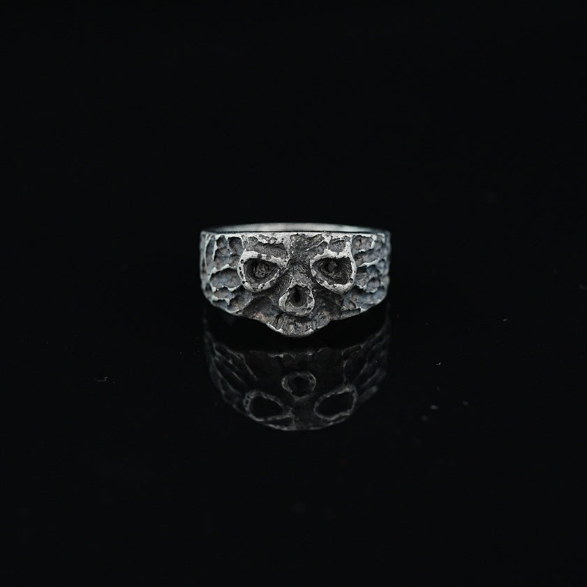 Titanium Steel Skull Ring for Hip-hop Style