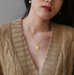 Coin Necklace, Clavicle Chain, Sweater Chain