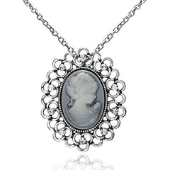 Creative Hollow Pendant Necklace - Vintage European Style
