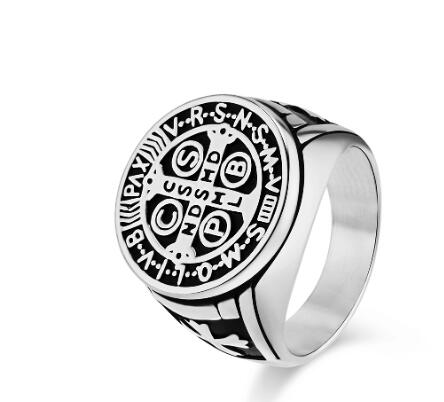 Saint Benedict prayer ring
