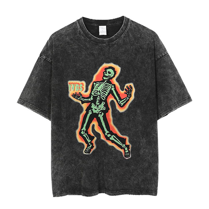 Skull graphic cotton t-shirt