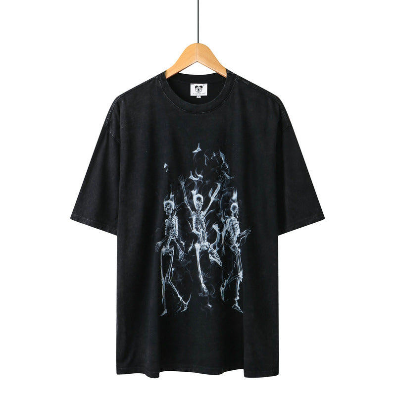 Vintage skull graphic T-shirt