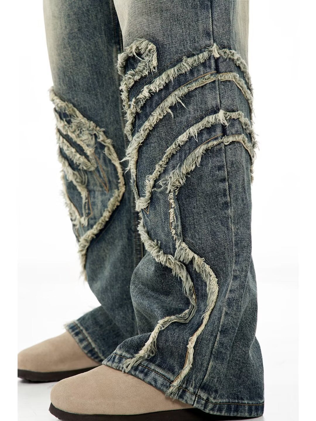 Straight casual retro jeans