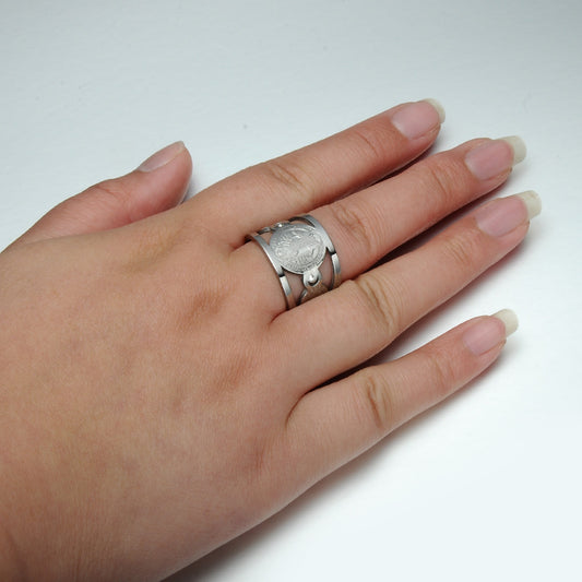 St. Benedict stainless steel ring