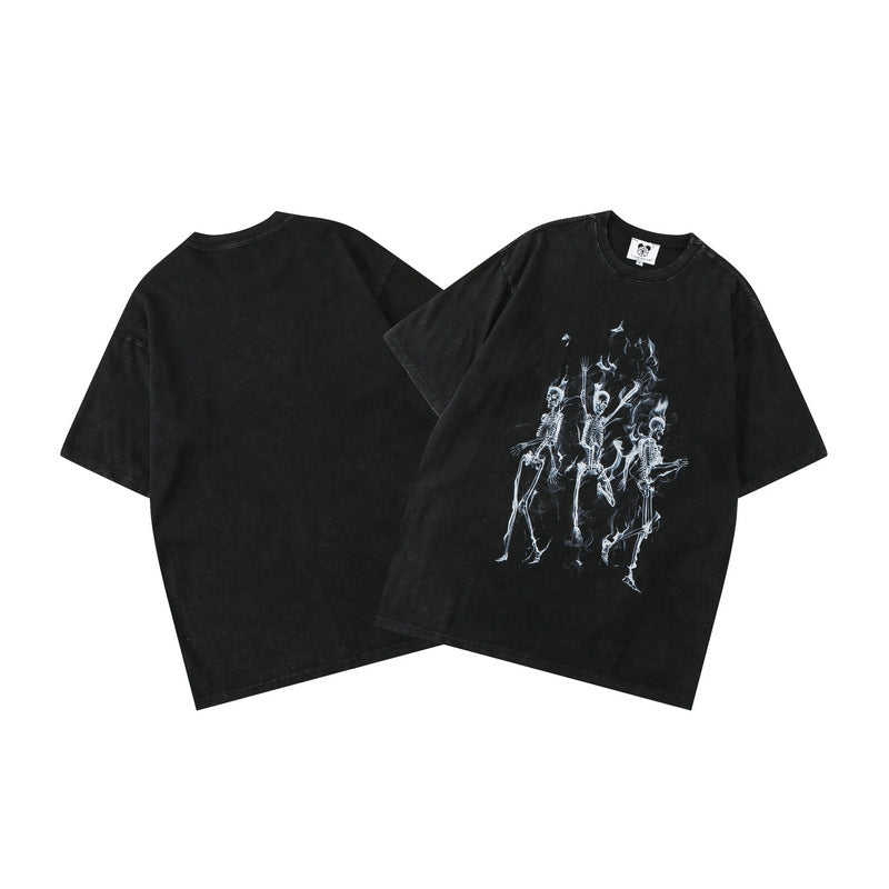 Vintage skull graphic T-shirt