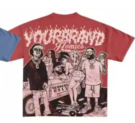 T-shirt gráfica Harajuku Y2K