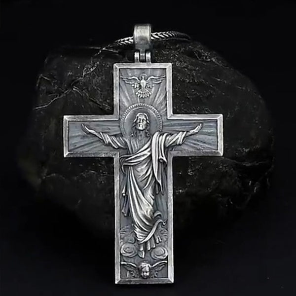 Metal Cross Necklace Pendant - European and American Style