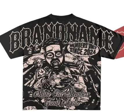 T-shirt gráfica Harajuku Y2K