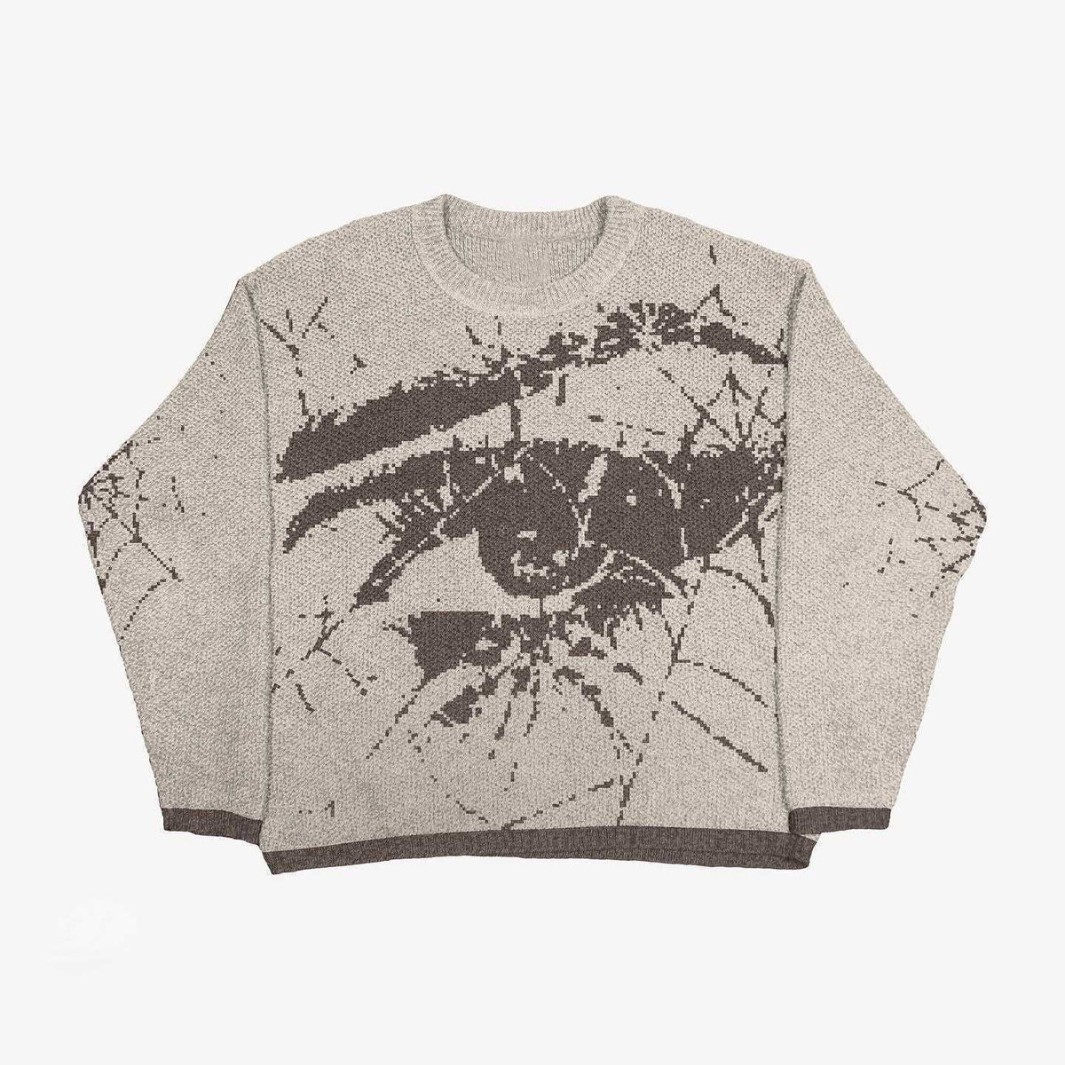 Camisola Jacquard de Manga Comprida Larga
