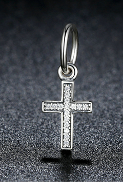 Zircon Cross Pendant Necklace