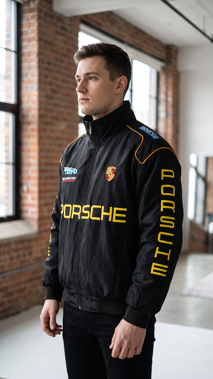 F1 Racing Jacket - Vintage Style Embroidered Outerwear