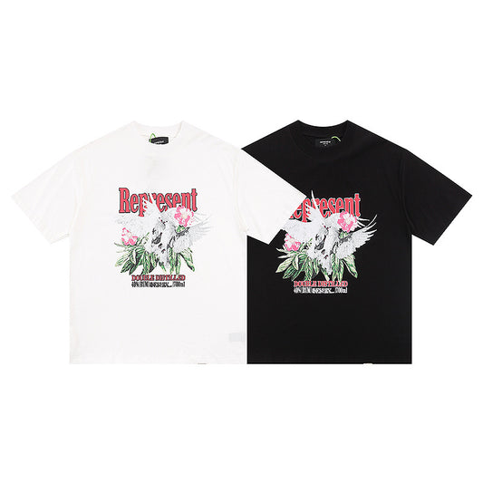 Vintage 'Represent' Graphic Oversized Tee