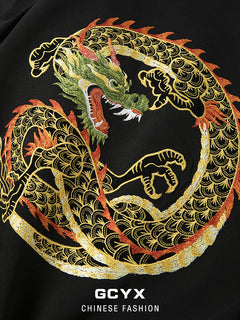 Men's Cotton Short-Sleeved Embroidered T-Shirt 2024