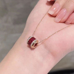 Women's Fashion Red Clavicle Chain Necklace