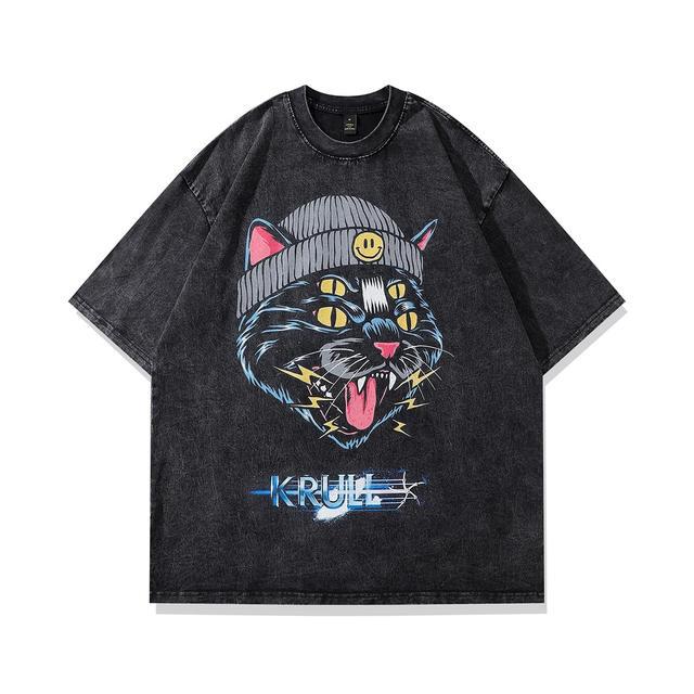 Skull graphic cotton t-shirt