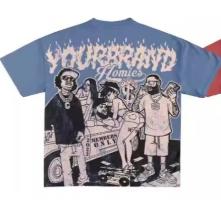 T-shirt gráfica Harajuku Y2K