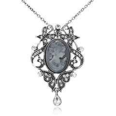 Creative Hollow Pendant Necklace - Vintage European Style