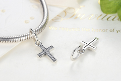 Zircon Cross Pendant Necklace