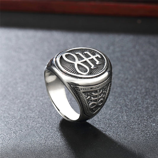 Titanium steel fashion ring for men