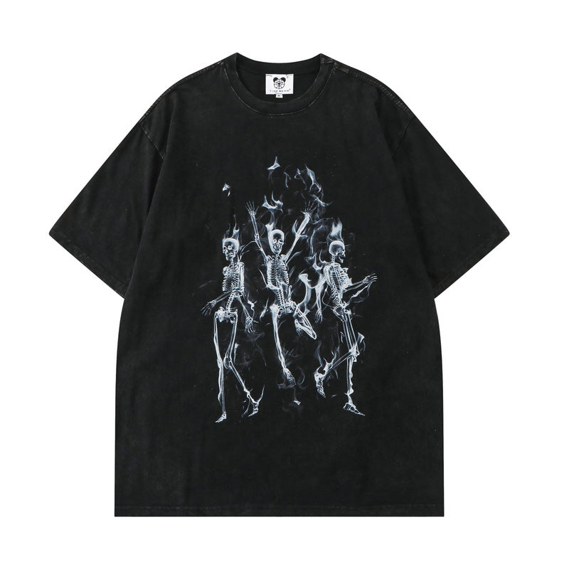 Vintage skull graphic T-shirt