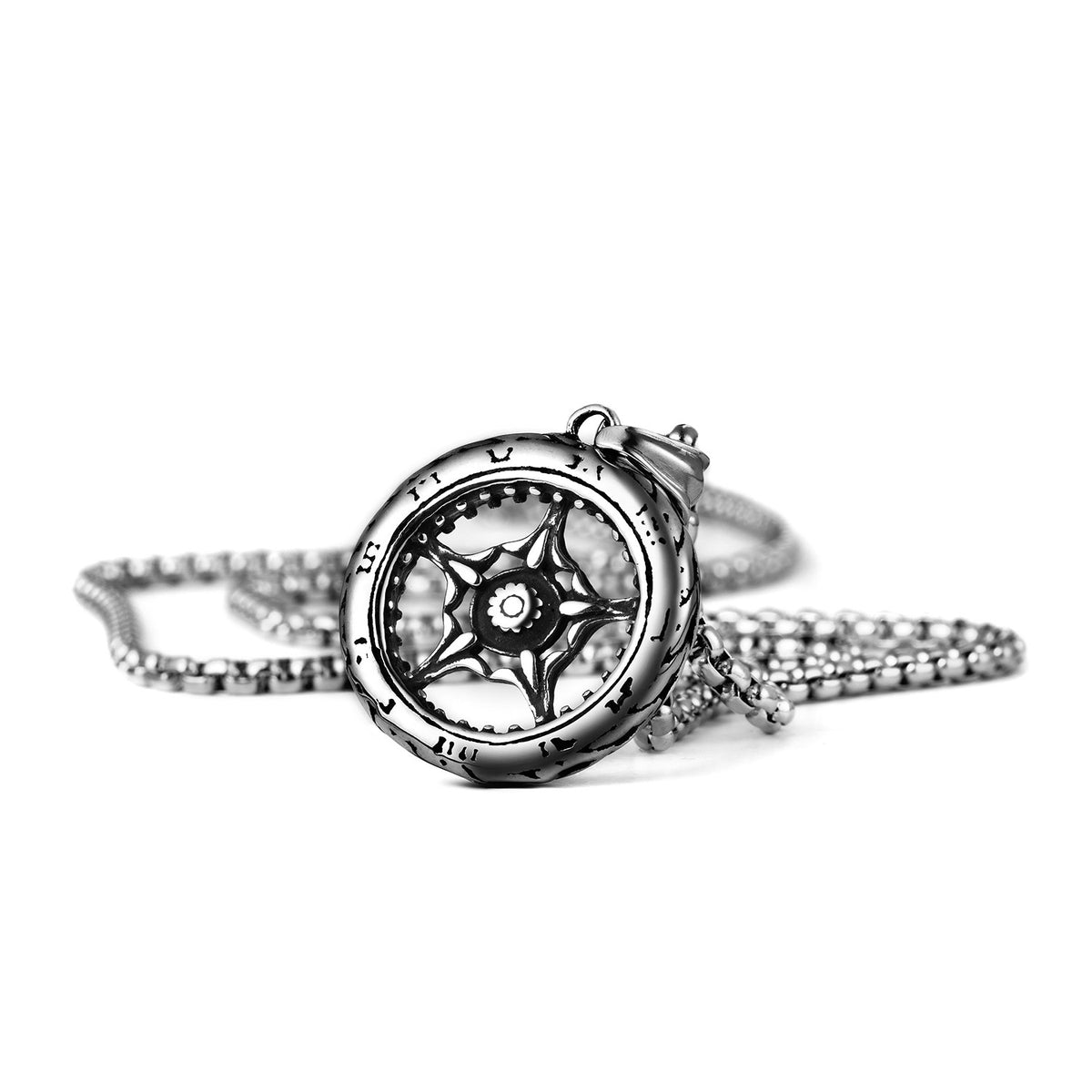 Wholesale High-Quality Stainless Steel Men's Punk Star Pendant