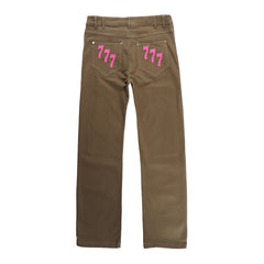 Embroidered Jeans with Men's High Street Design