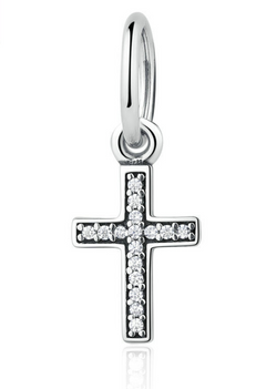 Zircon Cross Pendant Necklace