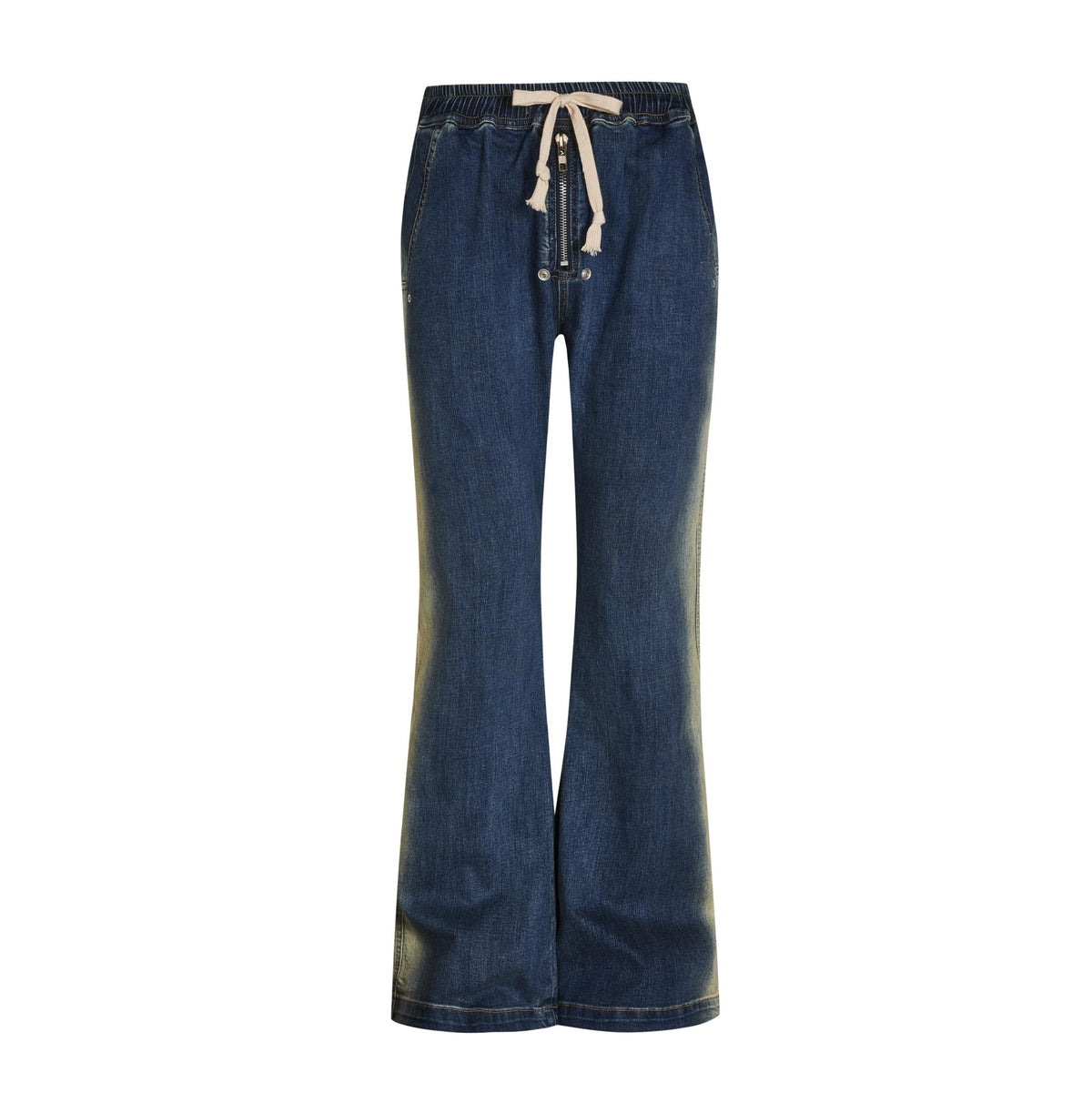 Washed gradient stretch jeans