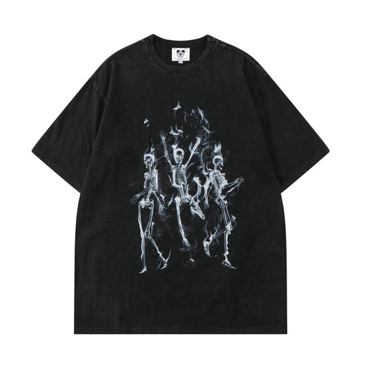 2023 Vintage Skull Graphic T-Shirt for Couples