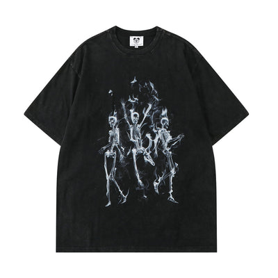 2023 Vintage Skull Graphic T-Shirt for Couples