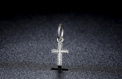 Zircon Cross Pendant Necklace